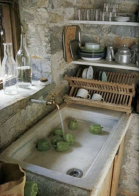 Rustic Kitchen Sink
 Lady Anne s Cottage Charming Rustic French Country