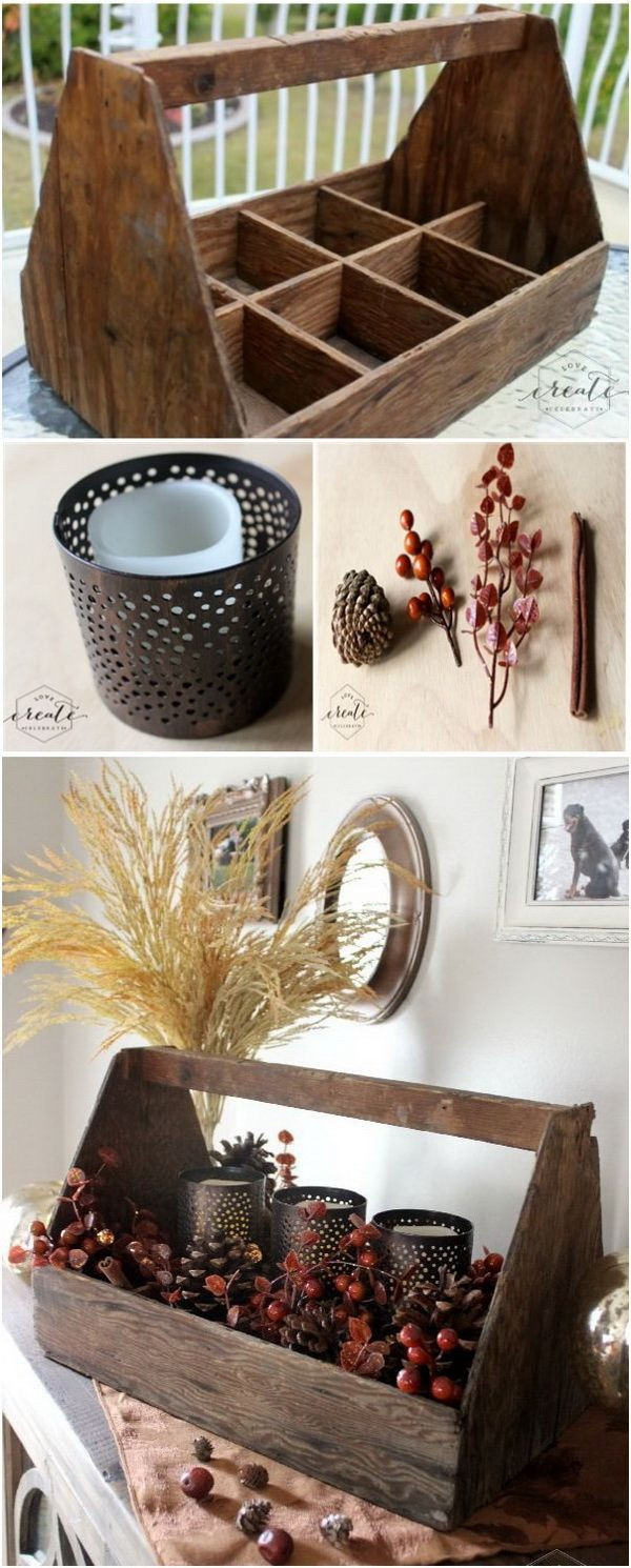 Rustic Kitchen Table Centerpieces
 40 Beautiful DIY Rustic Decoration Ideas for Fall