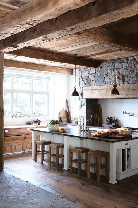Rustic Modern Kitchen
 refresheddesigns the new modern rustic