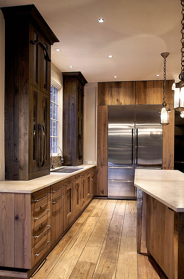 Rustic Modern Kitchen
 Inspiring Kitchen Cabinetry Details to Add to your Home