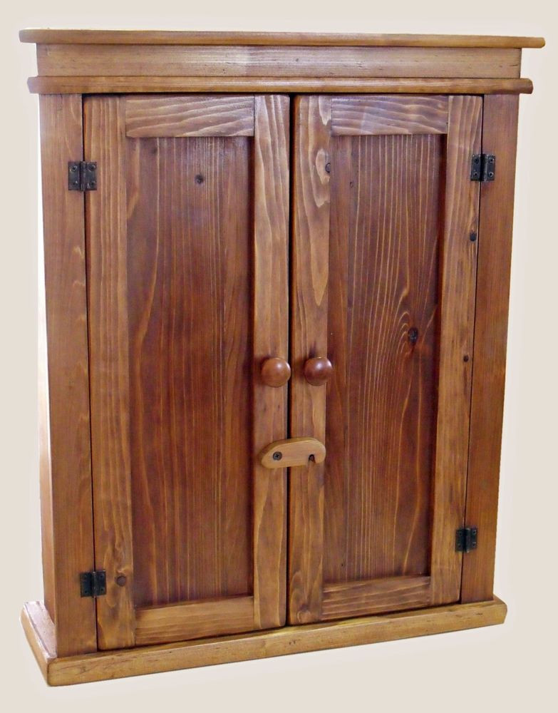Rustic Wall Cabinet For Bathroom
 Maderaproductions Handmade Rustic Cedar Wood 2 door Wall