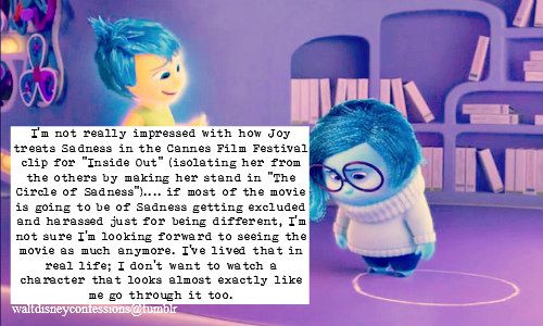 Sadness Quotes Inside Out
 INSIDE OUT QUOTES JOY image quotes at hippoquotes