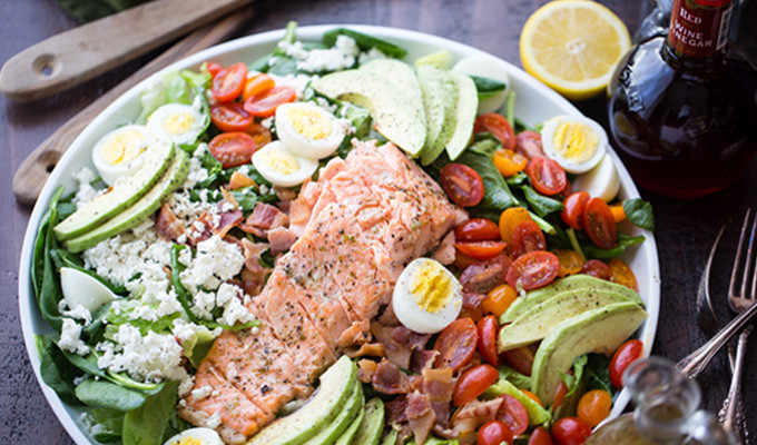Salmon Cobb Salad
 Salmon Cobb Salad – STARFineFoods