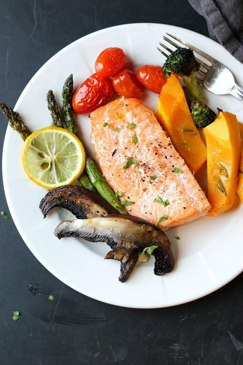 Salmon Dinners For Two
 Sheet Pan Dinner For Two Salmon & Veggies