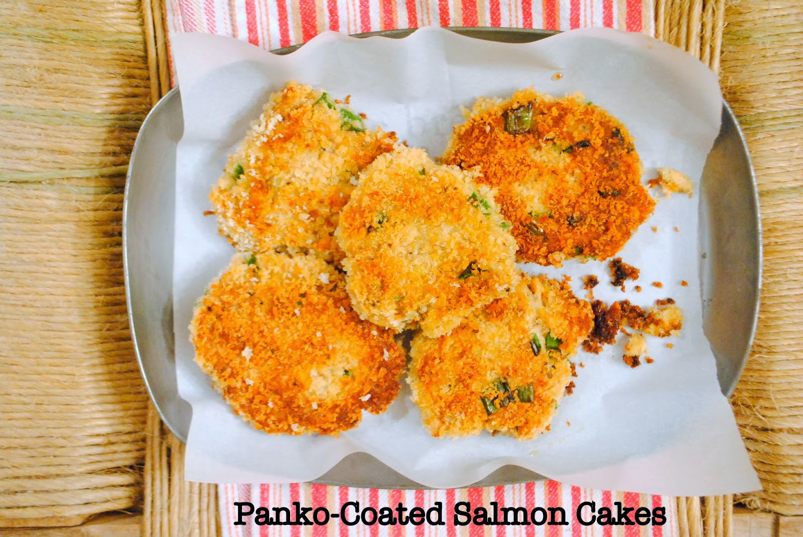 Salmon Patties With Panko
 ThriceTheSpice Panko Coated Salmon Cakes