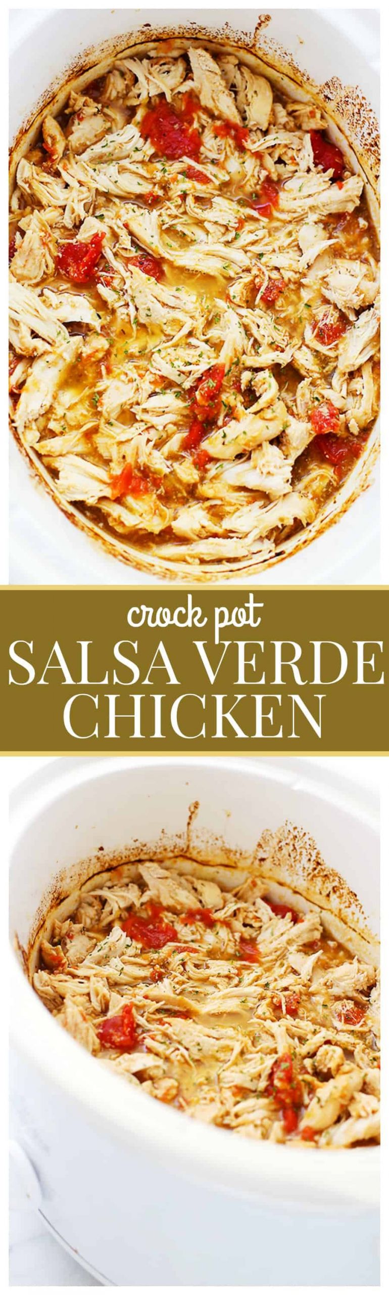 Salsa Verde Chicken Recipe
 Easy Crock Pot Salsa Verde Chicken Recipe