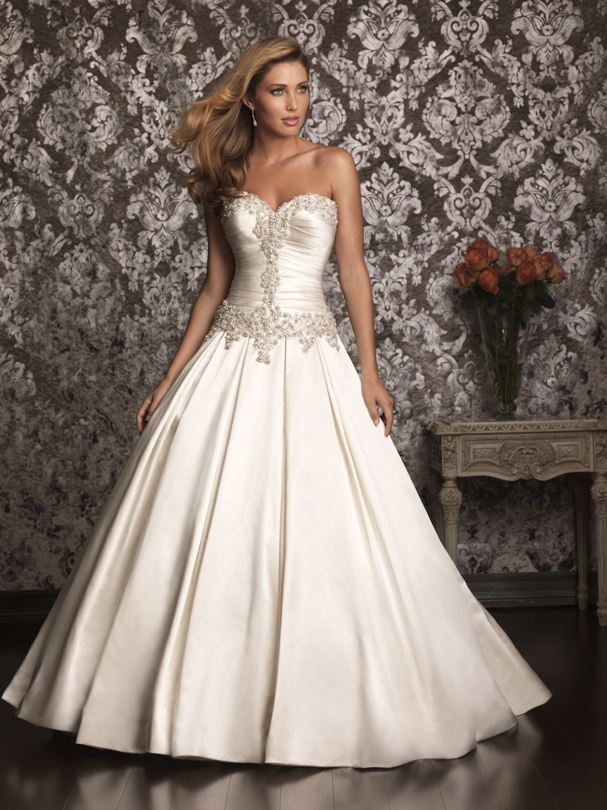 Satin Wedding Dresses
 3 Stunning Plus Size Satin Ballgown Wedding Dresses