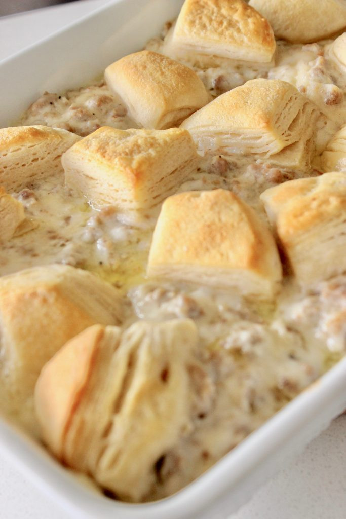 Sausage And Gravy Casserole
 This Biscuits and Gravy Casserole is the BEST e Hands Down