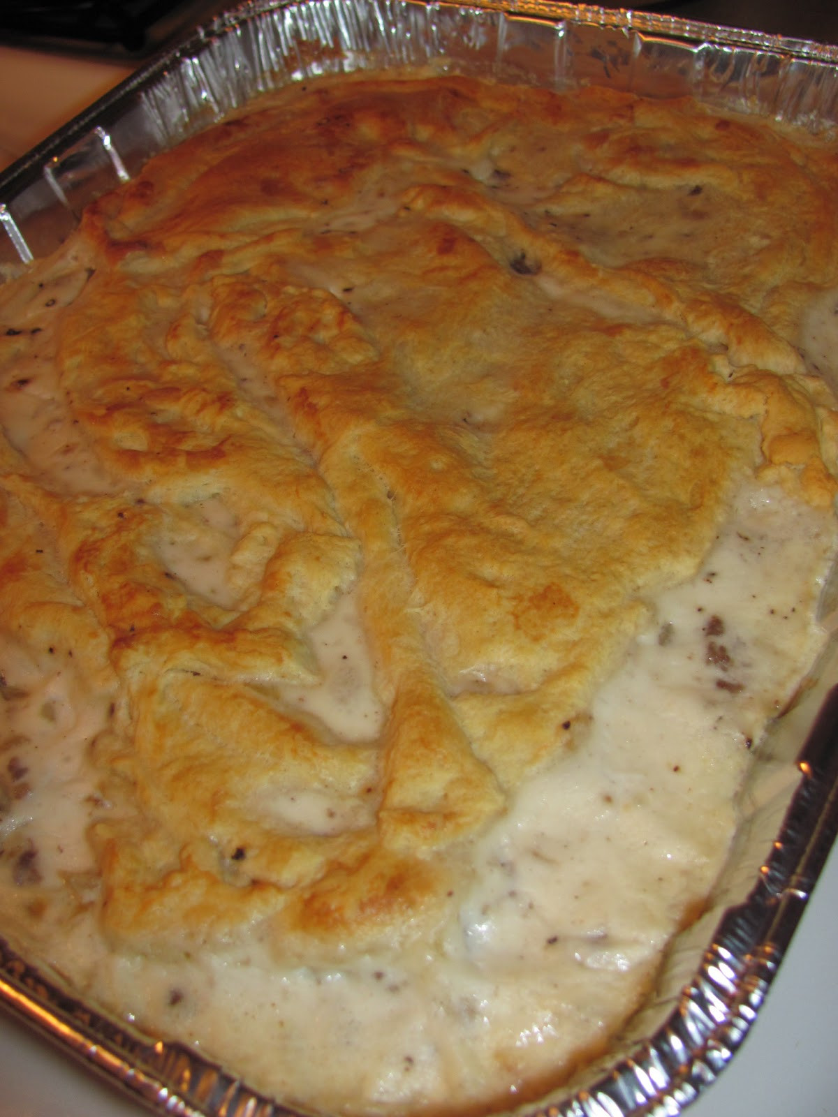 Sausage And Gravy Casserole
 For the Love of Food Biscuit and Sausage Gravy Casserole