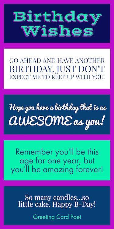 Sayings For Birthday Cards
 Birthday Wishes Quotes Messages Sayings
