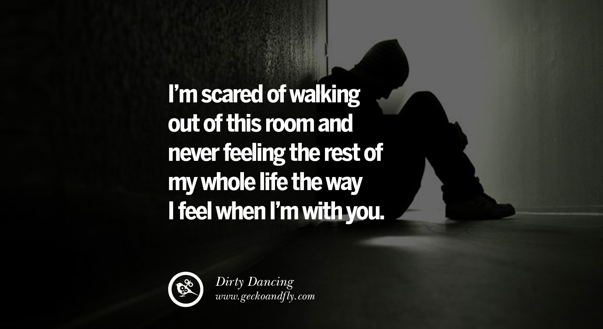 Scared Love Quote
 40 Romantic Quotes about Love Life Marriage and