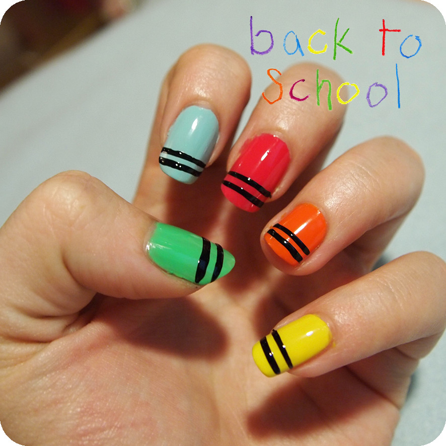 School Nail Designs
 nail art