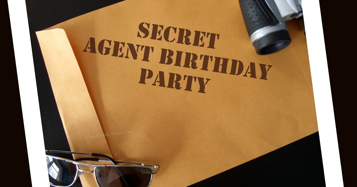Secret Agent Birthday Party
 Secret Agent Birthday Party Ideas Printables Games and