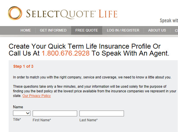 Select Quote Term Life Insurance
 Life Insurance Quotes No Contact Info Intelliquote