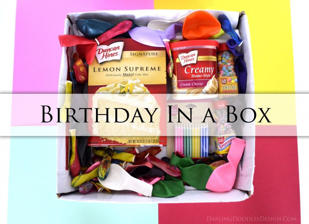 Sending Birthday Gifts
 Sending a Birthday in a Box