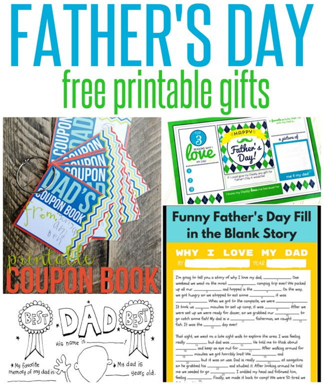Sentimental Fathers Day Gift Ideas
 FREE Father’s Day Printable Gift Ideas Infarrantly Creative