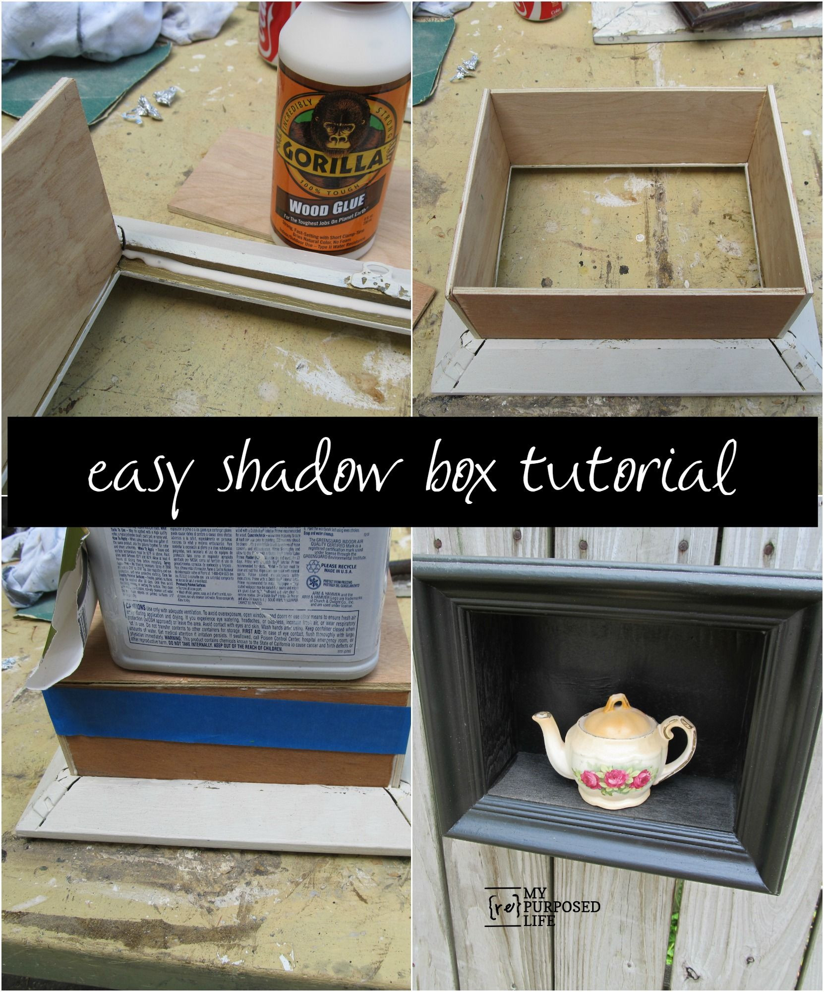 Shadow Boxes DIY
 diy shadow box frame Projects