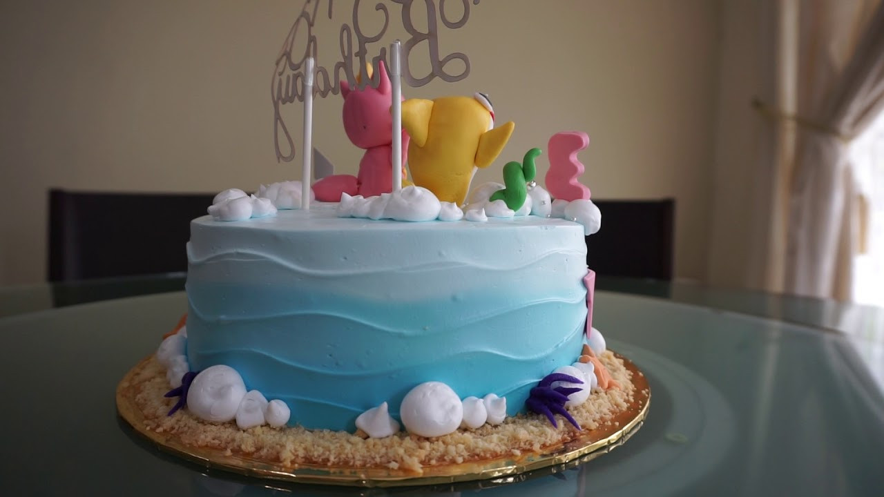 Shark Birthday Cakes
 Baby shark birthday cake