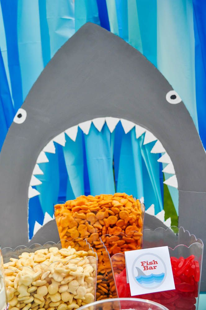 Shark Birthday Party Food Ideas
 Shark Party Ideas PARTY Under the Sea