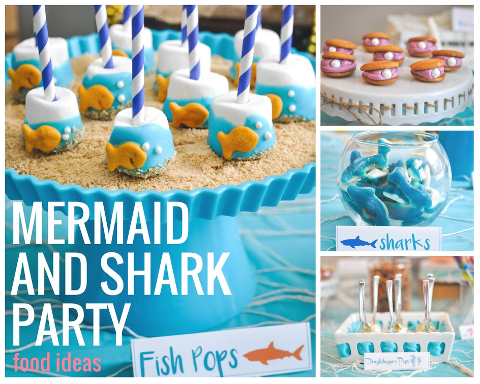 Shark Birthday Party Food Ideas
 Under the Sea A joint Shark and Mermaid Birthday Party