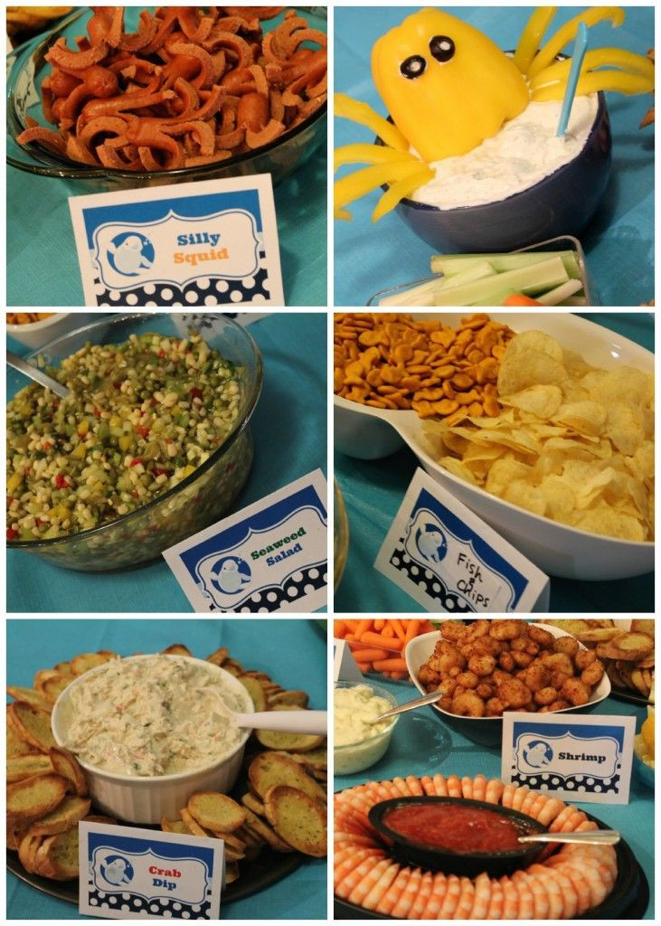 Shark Birthday Party Food Ideas
 Ocean Party Food Also lots of easy decorating ideas He