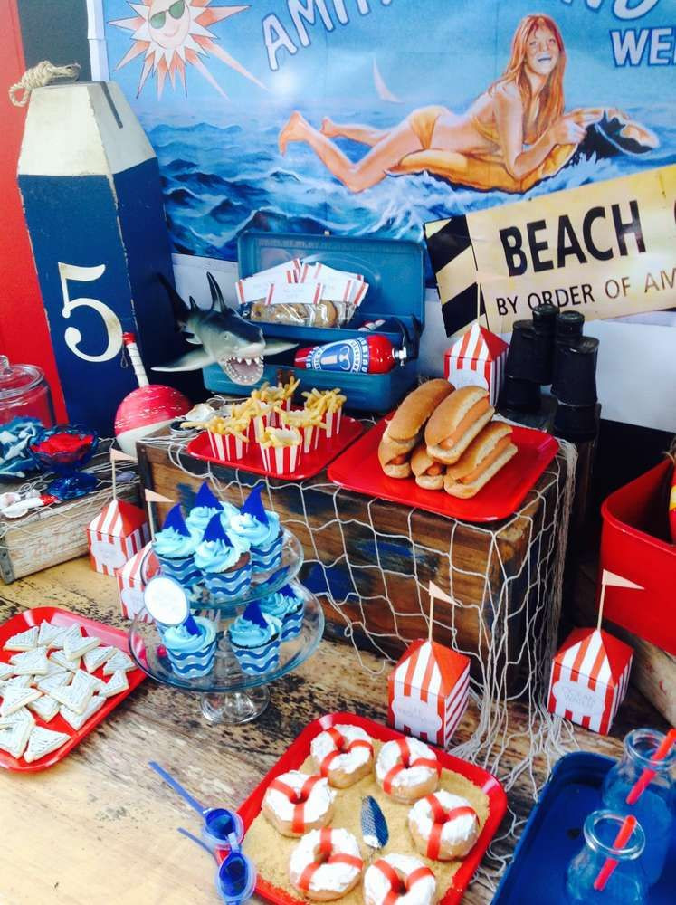 Shark Birthday Party Food Ideas
 Jaws Summer Party Food See more party planning ideas at