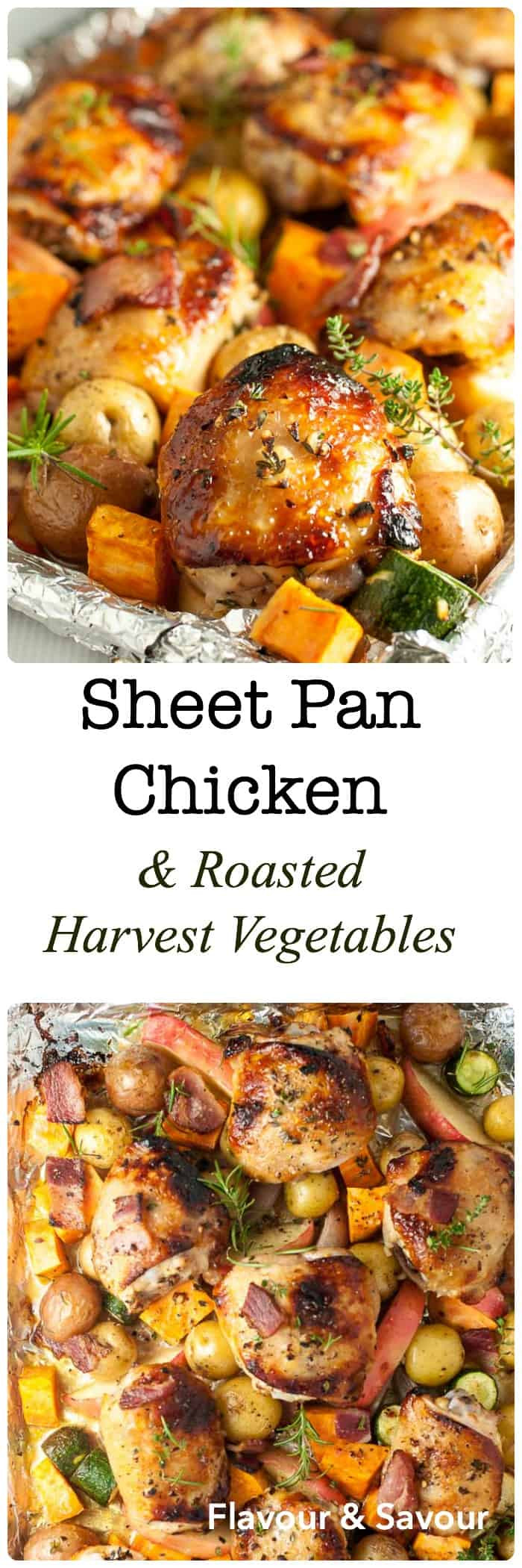 Sheet Pan Chicken Thighs And Veggies
 Sheet Pan Chicken and Roasted Harvest Ve ables Flavour