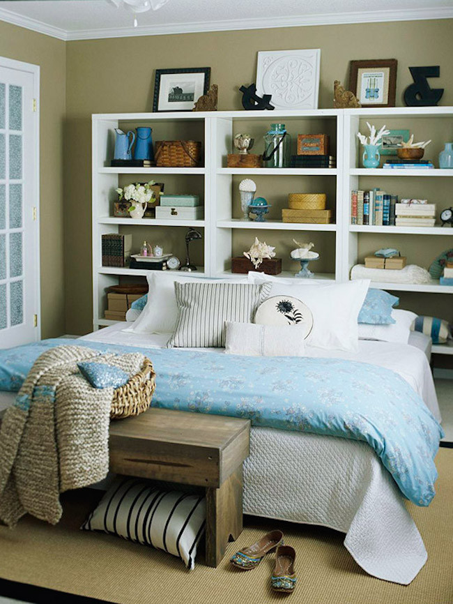 Shelf Ideas For Small Bedroom
 17 Bookshelves That Double as Headboards