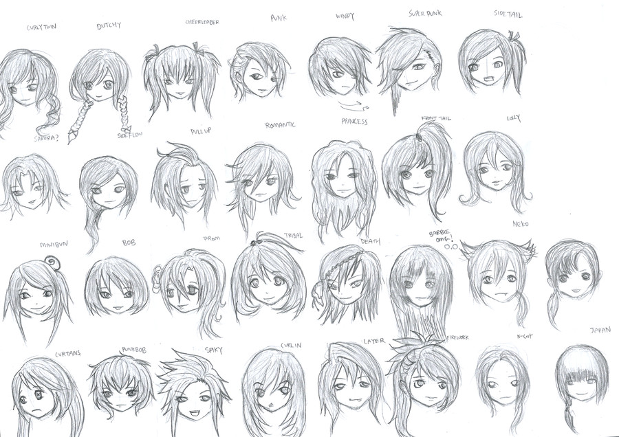 Short Female Anime Hairstyles
 Cute Anime Hairstyles trends hairstyle