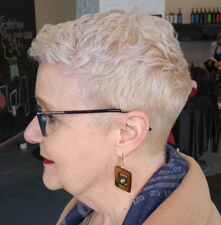Short Hairstyles For Over 70 With Glasses
 9 best Pixie Cuts images on Pinterest