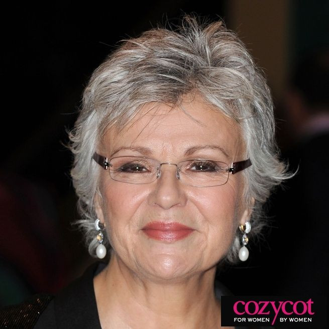 Short Hairstyles For Over 70 With Glasses
 JULIE WALTERS Hair Pinterest