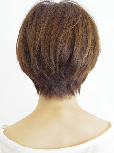 Short Hairstyles Front And Back View 2020
 ナチュラルショートボブ：ショート