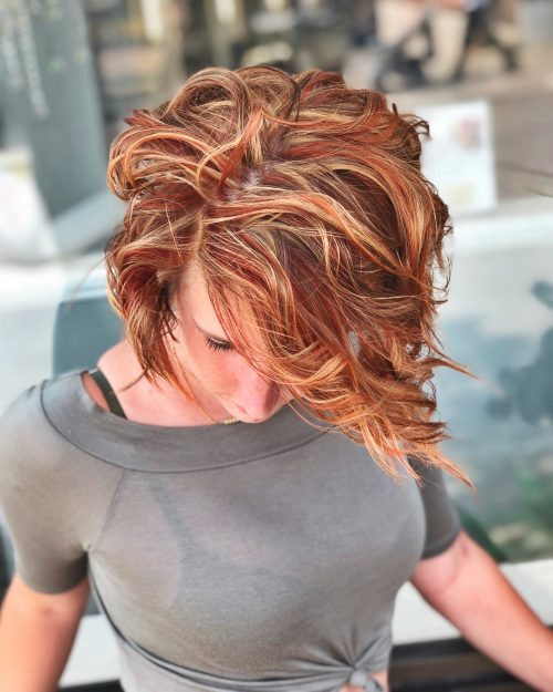 Short Hairstyles With Blonde Highlights
 20 Hottest Red Hair with Blonde Highlights for 2020