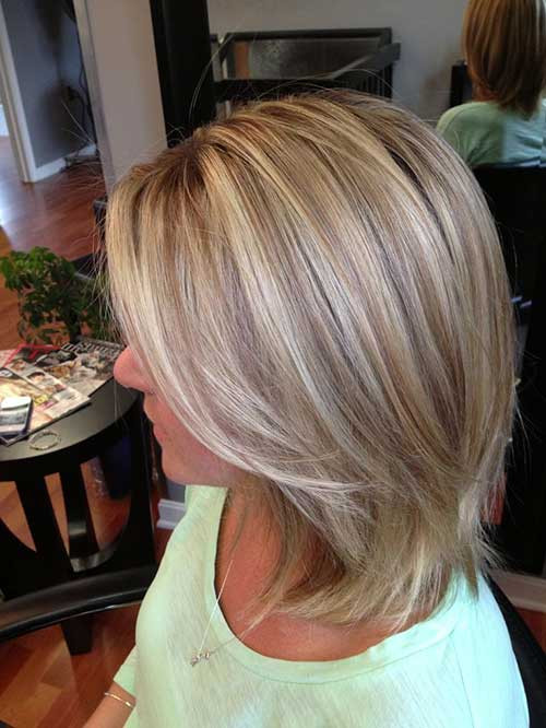 Short Hairstyles With Blonde Highlights
 Short Light Brown Hair With Blonde Highlights