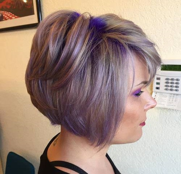 Short Hairstyles With Purple Highlights
 45 Best Hairstyles Using the Fashionable Shade of Purple
