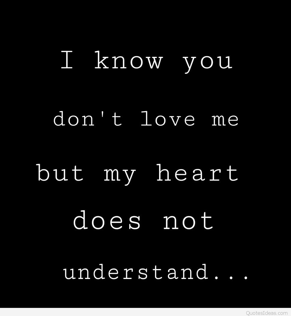 Short Sad Love Quotes
 Short And Sad Love Quotes About Heart Does Not Understand