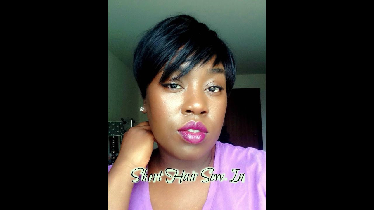 Short Sew In Weave Hairstyles Pictures
 Short Hair Sew In Weave Tutorial