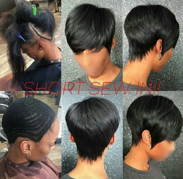 Short Sew In Weave Hairstyles Pictures
 Nice short sew in the rose affect Black Hair
