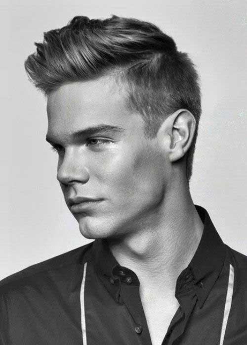 Short Side Long Top Hairstyle
 Mens Hair Short Sides Long Top