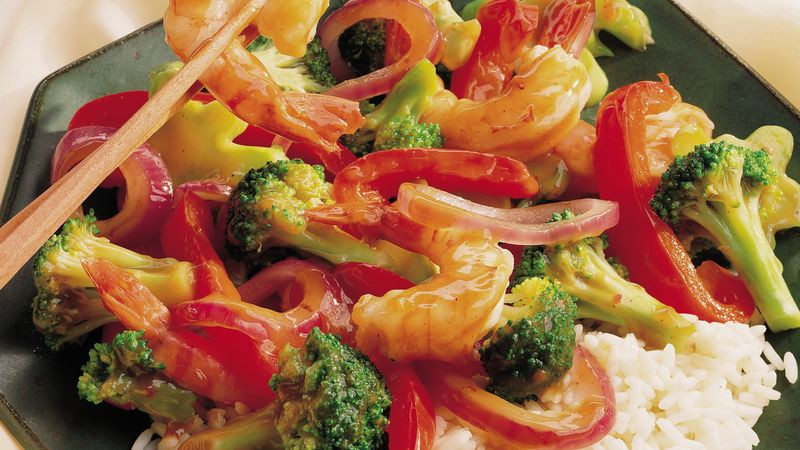 Shrimp And Broccoli
 Spicy Shrimp and Broccoli Recipe BettyCrocker