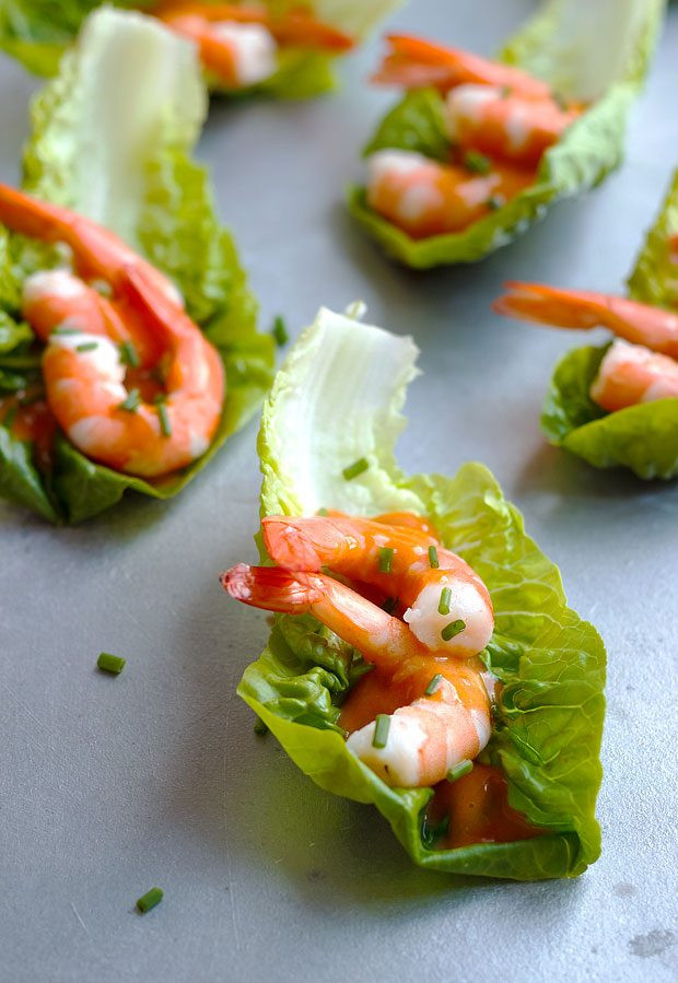 Shrimp Appetizers Recipes
 Shrimp Cocktail sauce in Lettuce Wraps — Eatwell101