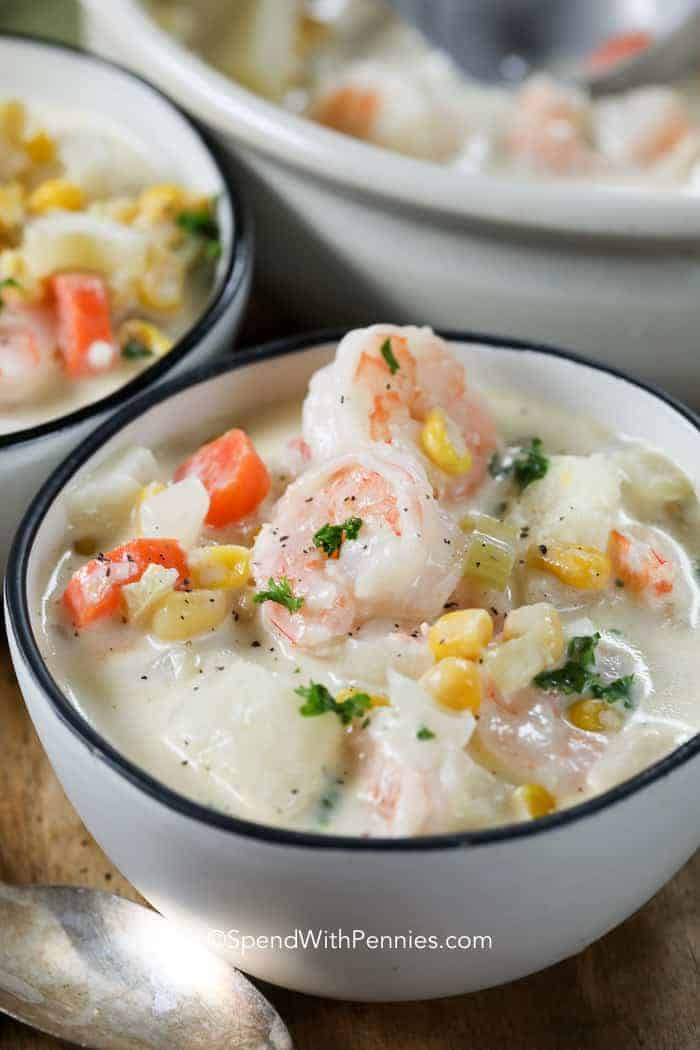 Shrimp Chowder Soup
 Creamy Seafood Chowder Spend With Pennies