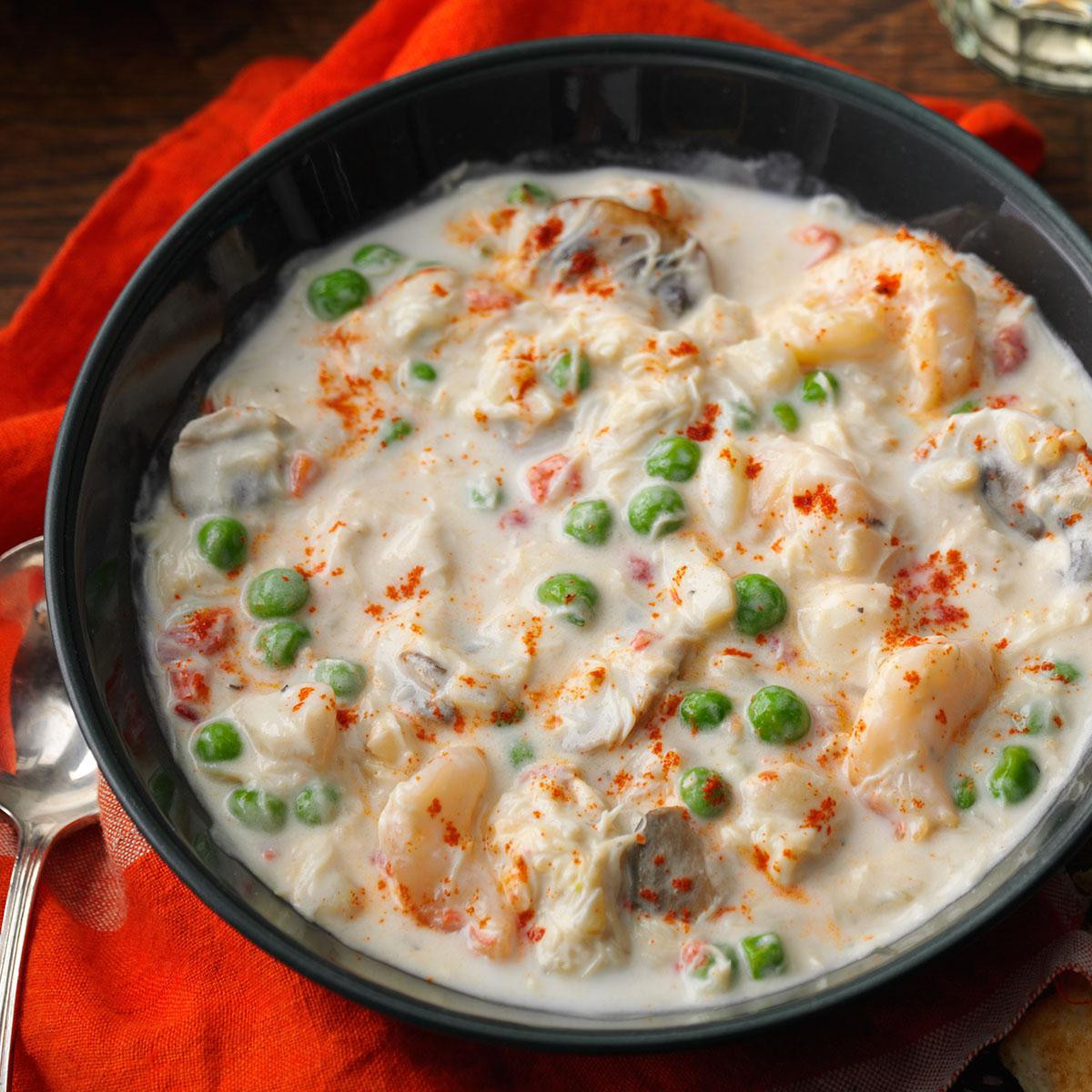 Shrimp Chowder Soup
 Grandma s Seafood Chowder Recipe