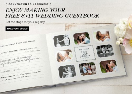 Shutterfly Free Wedding Guest Book
 Shutterfly Free 8x11 Book or Wedding Guestbook Pay