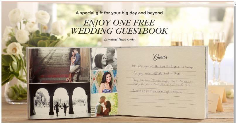 Shutterfly Free Wedding Guest Book
 Free Wedding Guestbook or Other Book from