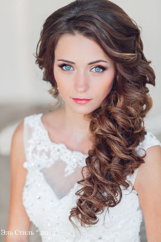 Side Curls Hairstyles For Wedding
 34 Elegant Side Swept Hairstyles You Should Try