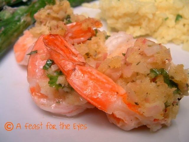 Side Dishes For Shrimp Scampi A Feast for the Eyes Ina Garten s Baked Scampi & Two Side