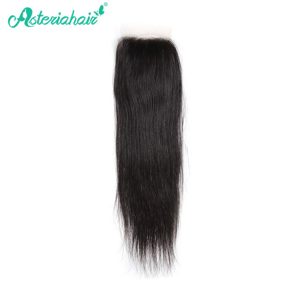Silk Base Closures With Baby Hair
 Aliexpress Buy Asteria Hair Brazilian Straight Hair