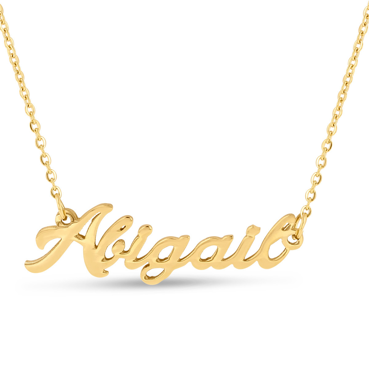 Silver Name Necklace
 Personalized Name Necklace Silver Gold Plated 100 Names