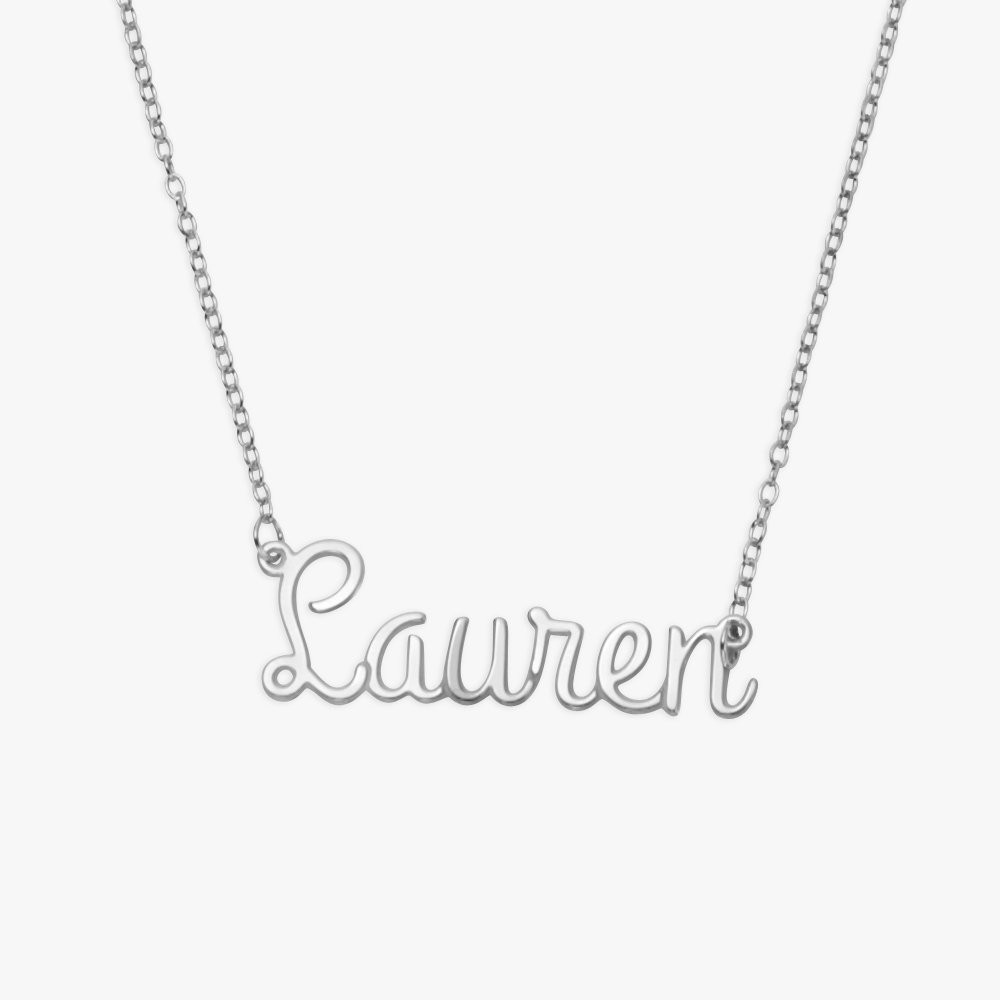 Silver Name Necklace
 Custom Necklace